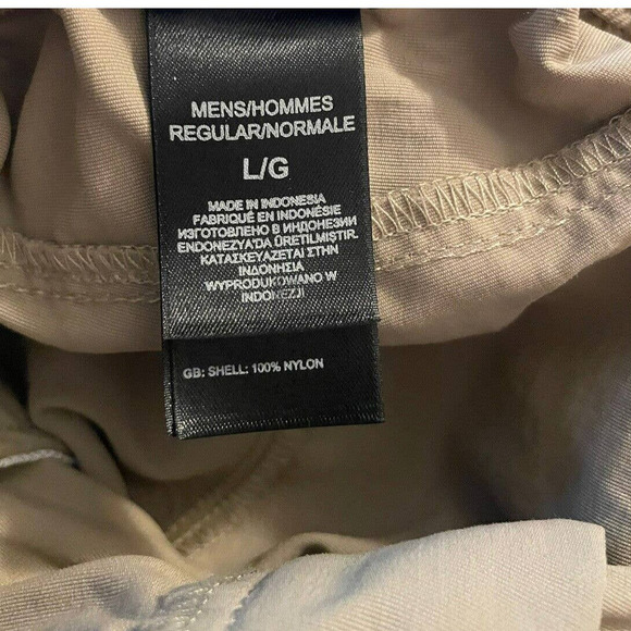 The North Face Belted Convertible Hiking Pants Men’s Large 35x 30.5 Khaki Nylon - Picture 9 of 10